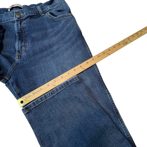 Wrangler Slim Straight Jeans Men’s 36x32 (36x31) Blue Denim - Picture 10 of 11